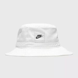 Nike Sportswear Futura Bucket Hat Cap White Black CK5324-100 M/L